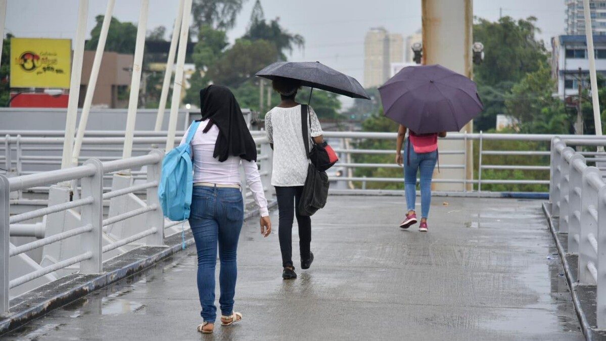 Vaguada provocará aguaceros este viernes en varias provincias; continuarán las altas temperaturas