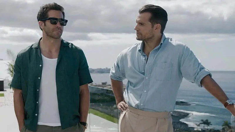 “En la zona gris”: thriller superficial con Henry Cavill y Jake Gyllenhaal