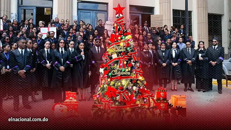 “Un lujo innecesario”: jueces cuestionan árbol navideño de RD$11 millones en el Poder Judicial