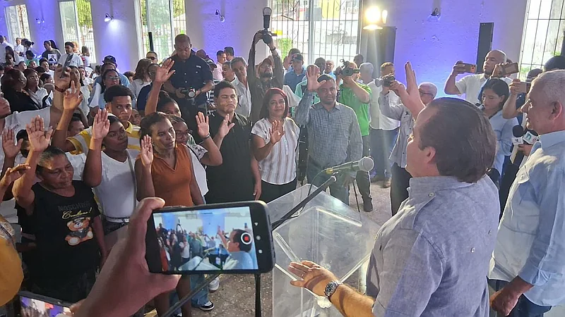 Paliza Juramenta al Scretario General del Comité Municipal de la Fuerza del Pueblo de Cotui
