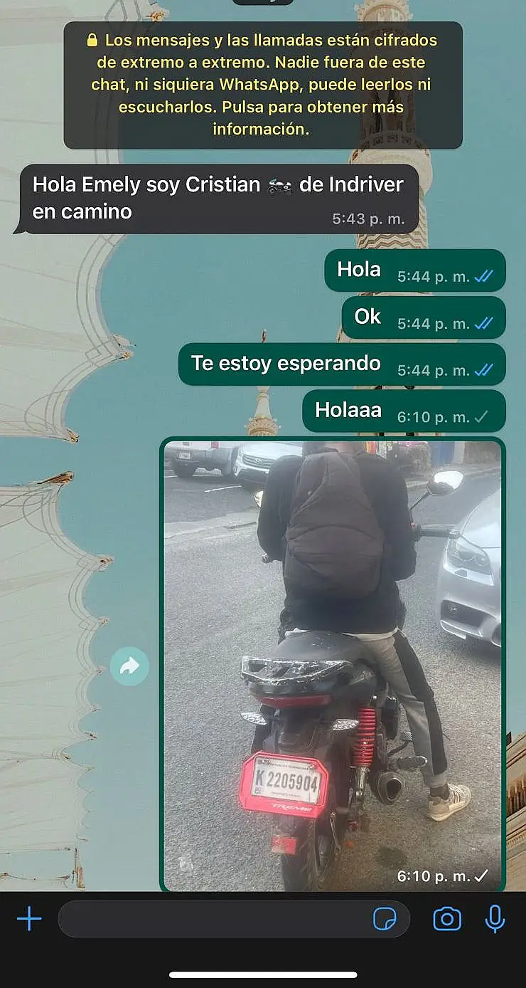 Denuncian Moto-Indriver roba celular a usuaria
