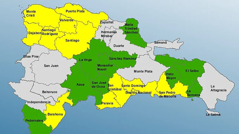 Vaguada y onda tropical siguen generando aguaceros; COE eleva a 22 las provincias en alerta