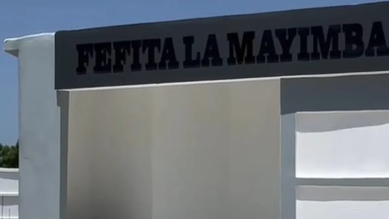 Fefita La Grande avanza en la construcción de su mausoleo en Sabaneta