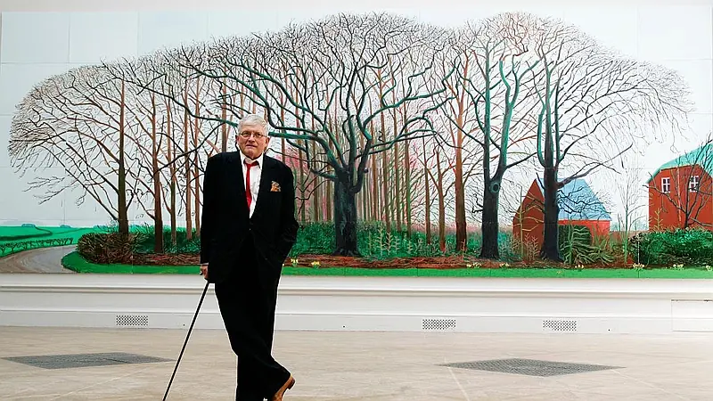 David Hockney tuvo un funeral secreto al que asistieron solo dos personas
