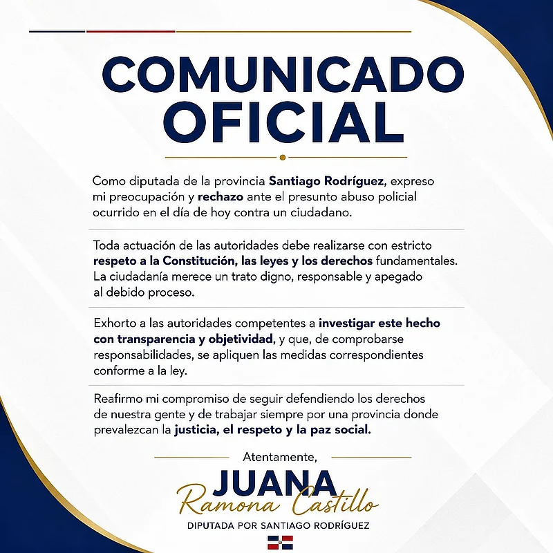Denuncian agresión policial contra un joven en Santiago Rodríguez; exigen investigación