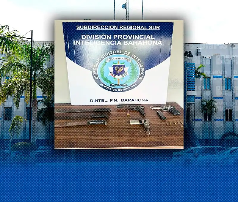 Ocupan armas y detienen varias personas durante allanamientos en Barahona