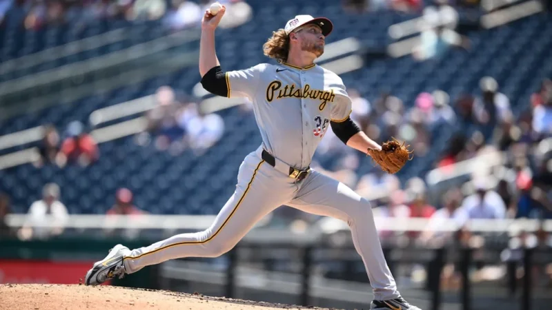 Braxton Ashcraft gana cuarta apertura seguida y los Piratas vencen a los Nacionales