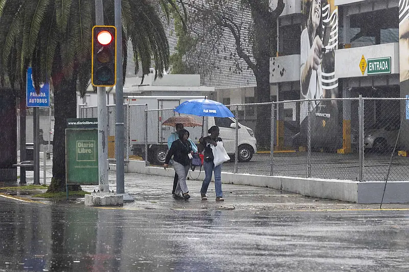Estas son las provincias donde se registrarán fuertes aguaceros este jueves
