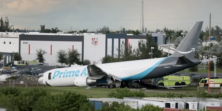 Cinco muertos y cinco heridos tras accidente de avión de carga de Amazon en Miami