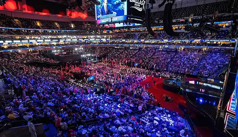 Republicanos inician convención en Dallas con alabanzas a Trump y mirando las elecciones de medio término