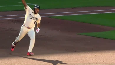 Emmanuel Rodríguez, oriundo de Santiago, debuta en MLB con jonrón histórico