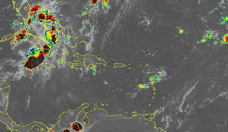 Indomet: aguaceros dispersos esta tarde en 10 provincias; el Distrito Nacional y Santo Domingo con lluvias escasas