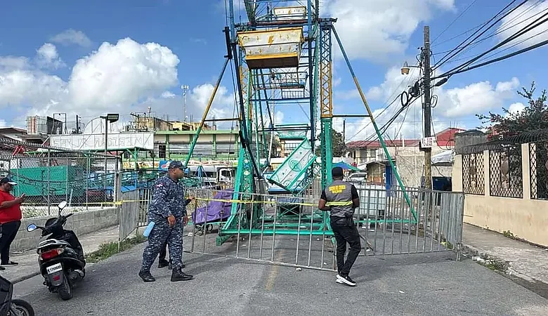 Justicia evalúa coerción contra dueño de juegos mecánicos por accidente en Hato Mayor