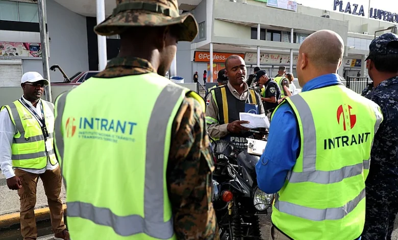 Intrant refuerza control del motoconcho: 15 paradas intervenidas y 3 eliminadas en el Distrito Nacional y SDO
