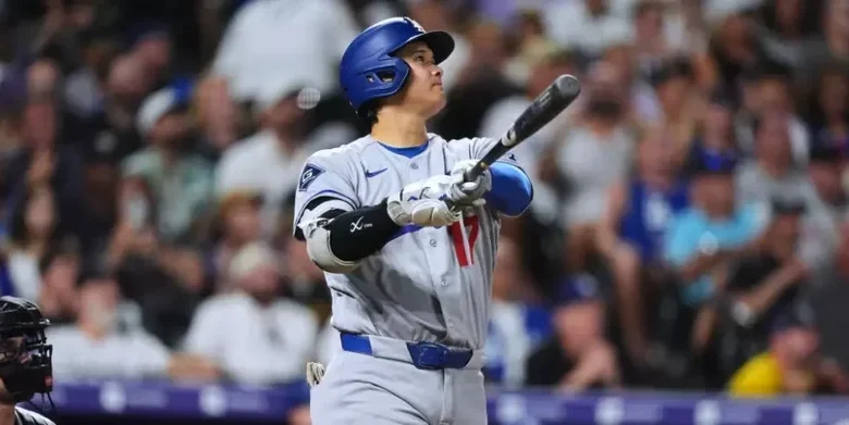 Ohtani batea 2 cuadrangulares y los Dodgers vencen a los Rockies en Coors Field