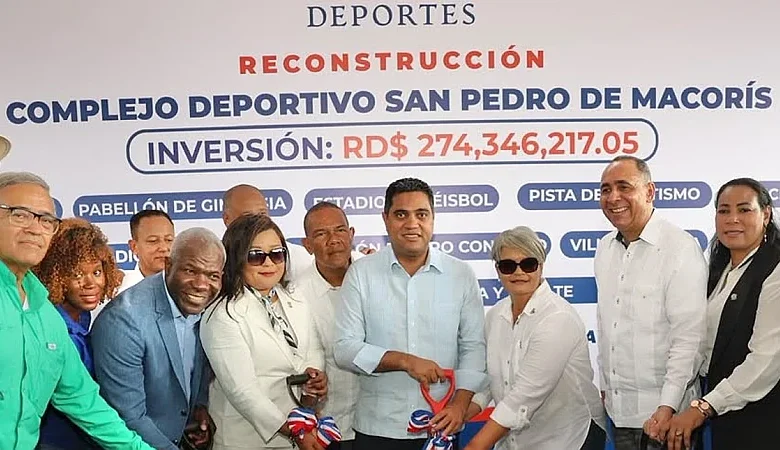 Quedan iniciados trabajos de reconstrucción del Complejo Deportivo de San Pedro de Macorís