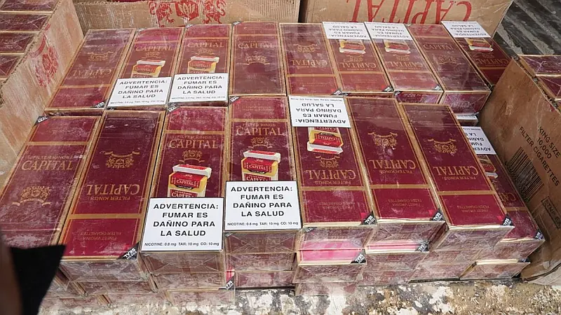 Incineran 21,011 mercancías ilegales en Elías Piña: cigarrillos, alcohol y estimulantes
