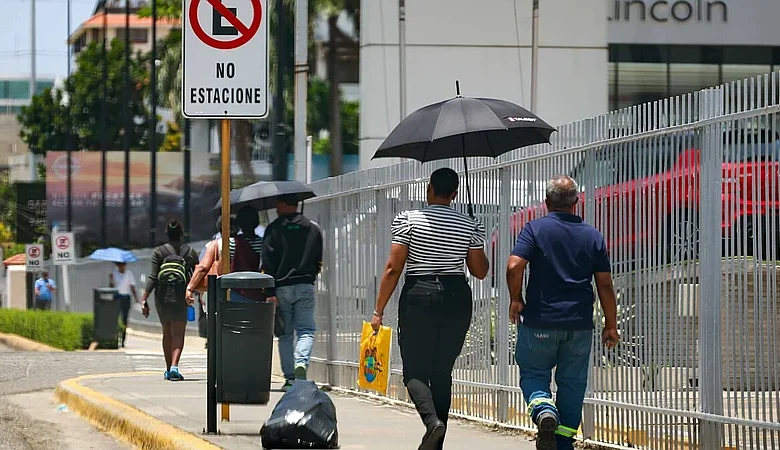 Indomet alerta sobre aguaceros y calor este jueves; viernes y sábado serán secos