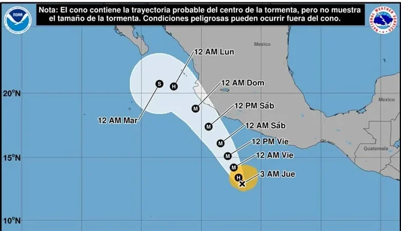 Huracán Trudy se fortalece en el Pacífico: lo que debe saber sobre su posible impacto