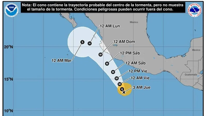 Huracán Trudy se fortalece en el Pacífico: lo que debe saber sobre su posible impacto