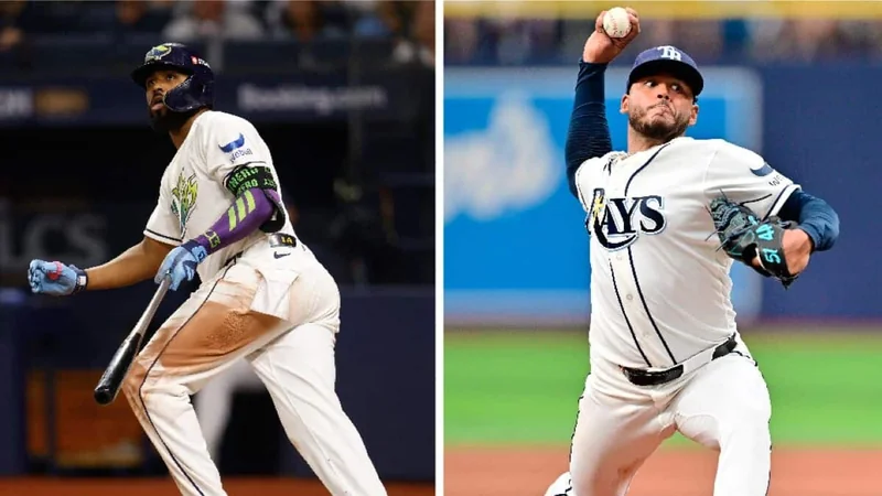 Junior Caminero y Freddy Peralta: los brazos y bates dominicanos que llevan a Rays a la Serie Mundial