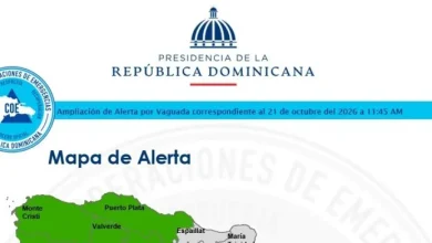 COE eleva a seis provincias en alerta verde y reporta 42 viviendas y un puente afectados por lluvias