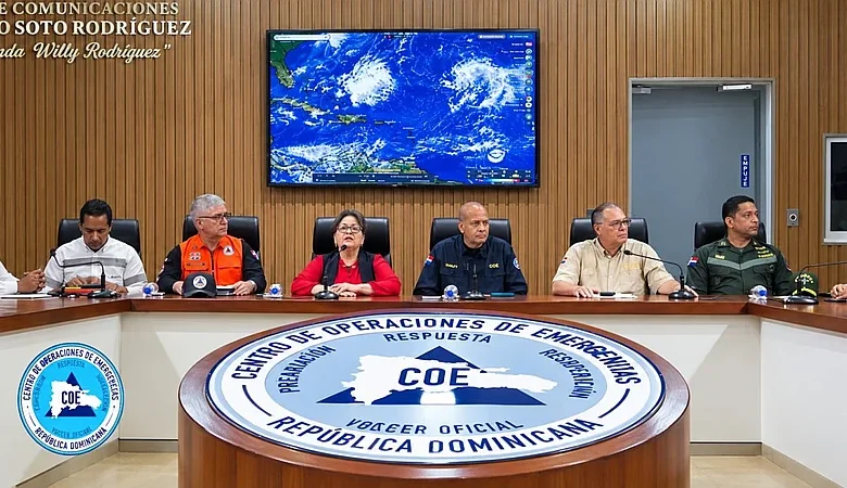 COE activa alerta verde en 22 provincias, incluida Barahona, por vaguadas