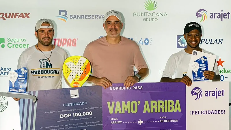 Pádel dominicano suma 140 jugadores en Punta Cana con aval de la Real Federación