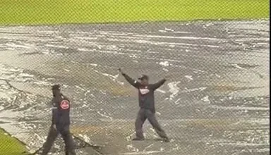 Lluvias suspenden partido Estrellas-Águilas en Santiago; primer aplazamiento del torneo 2026-2027