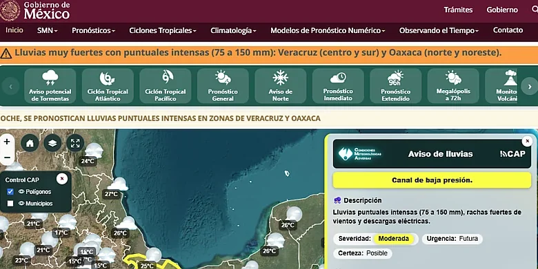 Vance se forma en el Pacífico mexicano: qué debe saber sobre su trayectoria y posible categoría 3