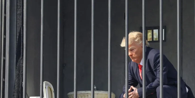 Teherán usa celda con figura de Trump para denunciar 'crímenes de guerra'