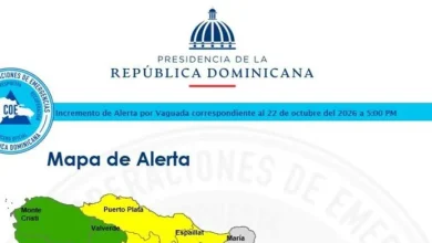 COE eleva a 25 las comunidades en alerta: 7 en amarilla y 18 en verde por vaguada