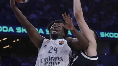 Andrés Feliz brilla con 26 puntos en la victoria del Real Madrid sobre el Villeurbanne