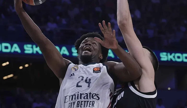 Andrés Feliz brilla con 26 puntos en la victoria del Real Madrid sobre el Villeurbanne