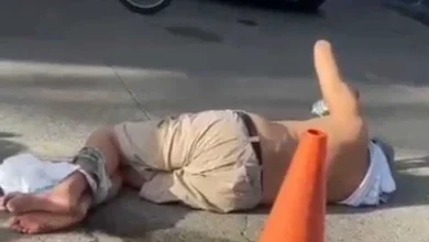 Extranjero atado cae de vehículo en Puerto Plata; autoridades investigan