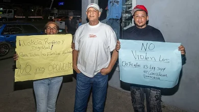 Familias del km 28 de la Duarte exigen compensación justa tras tres días de protestas