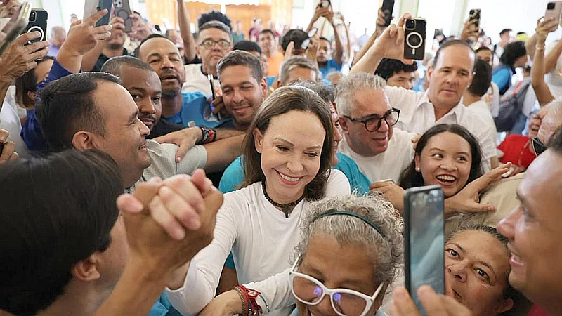 Rubio dice que EE. UU. hizo posible el regreso de Machado a Venezuela