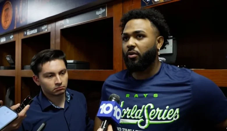 Junior Caminero llama a los Rays a pasar la página: "El día uno comienza el lunes"