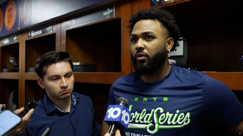 Junior Caminero llama a los Rays a pasar la página: 