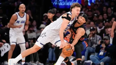 Los Knicks caen 0-3 por primera vez desde 2011; Magic remontan con 21 de Wagner en el último cuarto