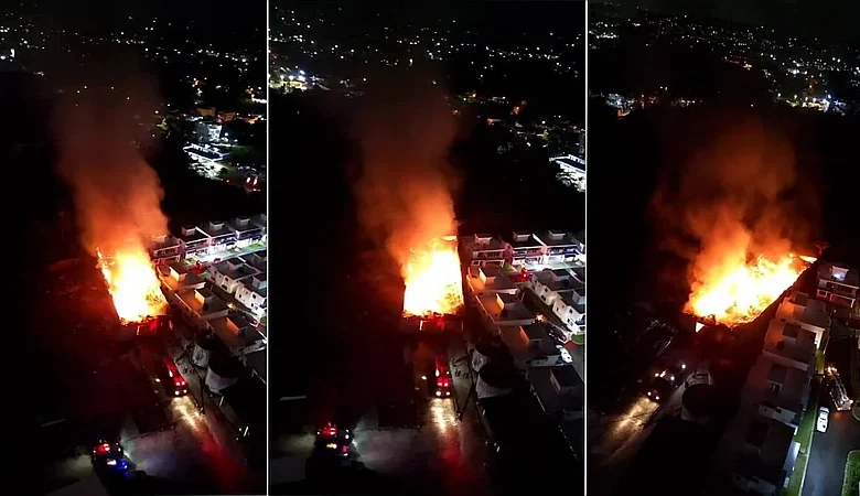 Bomberos controlan incendio en fábrica de aceite de Cambita tras más de cinco horas
