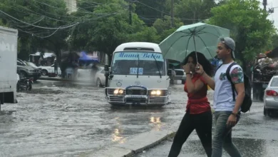 Barahona en aviso meteorológico: Indomet alerta sobre aguaceros y posibles inundaciones este lunes