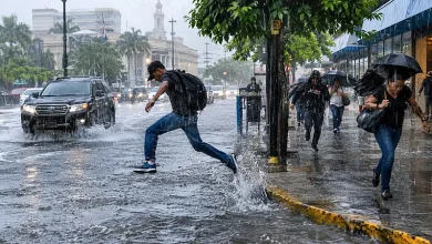 Barahona, Azua, Independencia y Pedernales en alerta amarilla por aguaceros hasta el miércoles