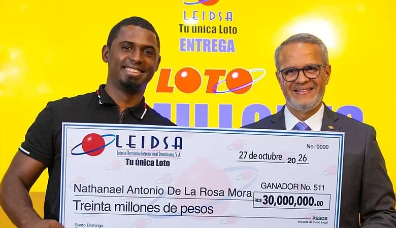 Taxista cobra RD$30 millones en Leidsa y construirá casa a su madre